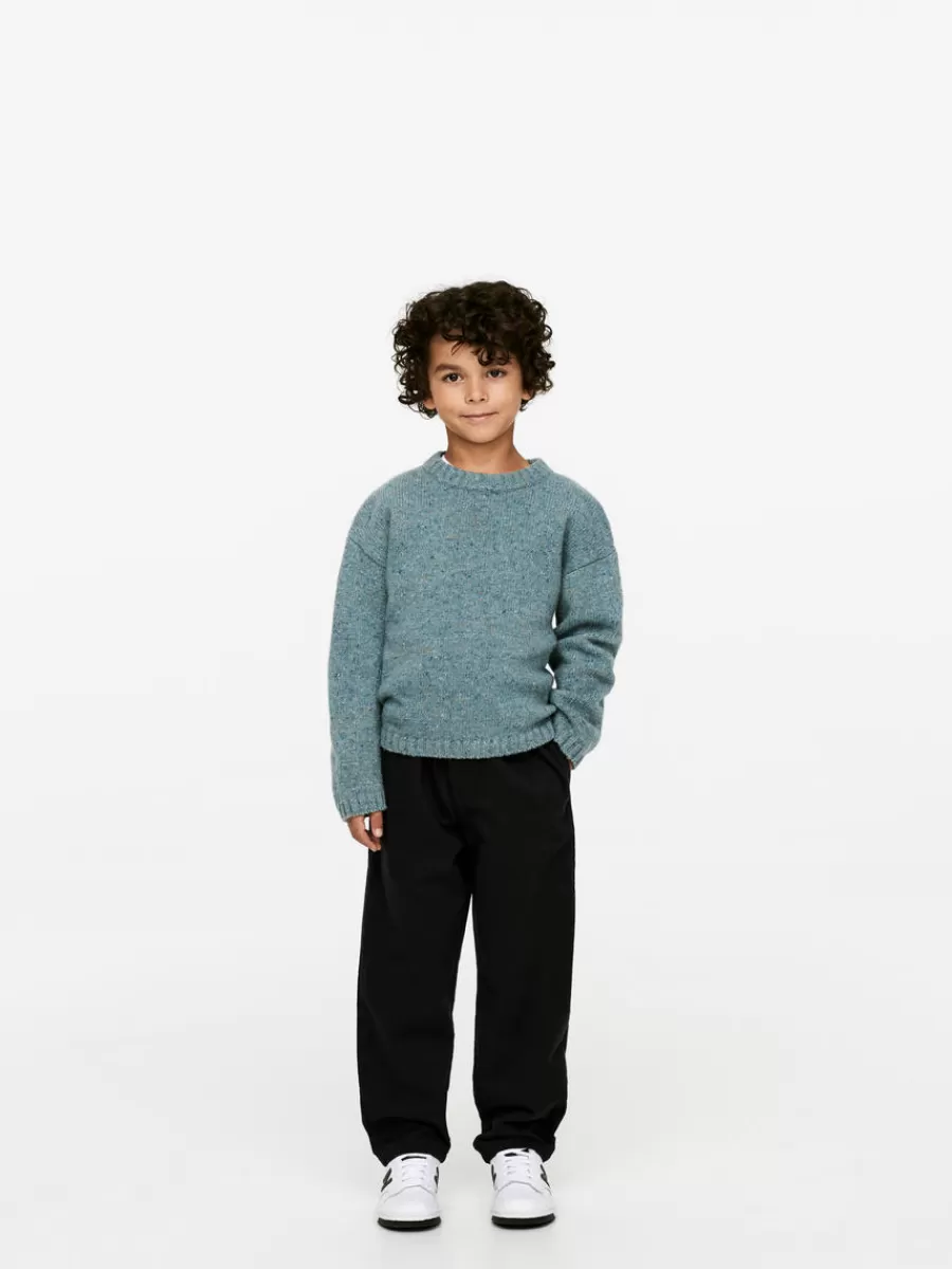 Shop ARKET Tapered Cotton Chinos Black