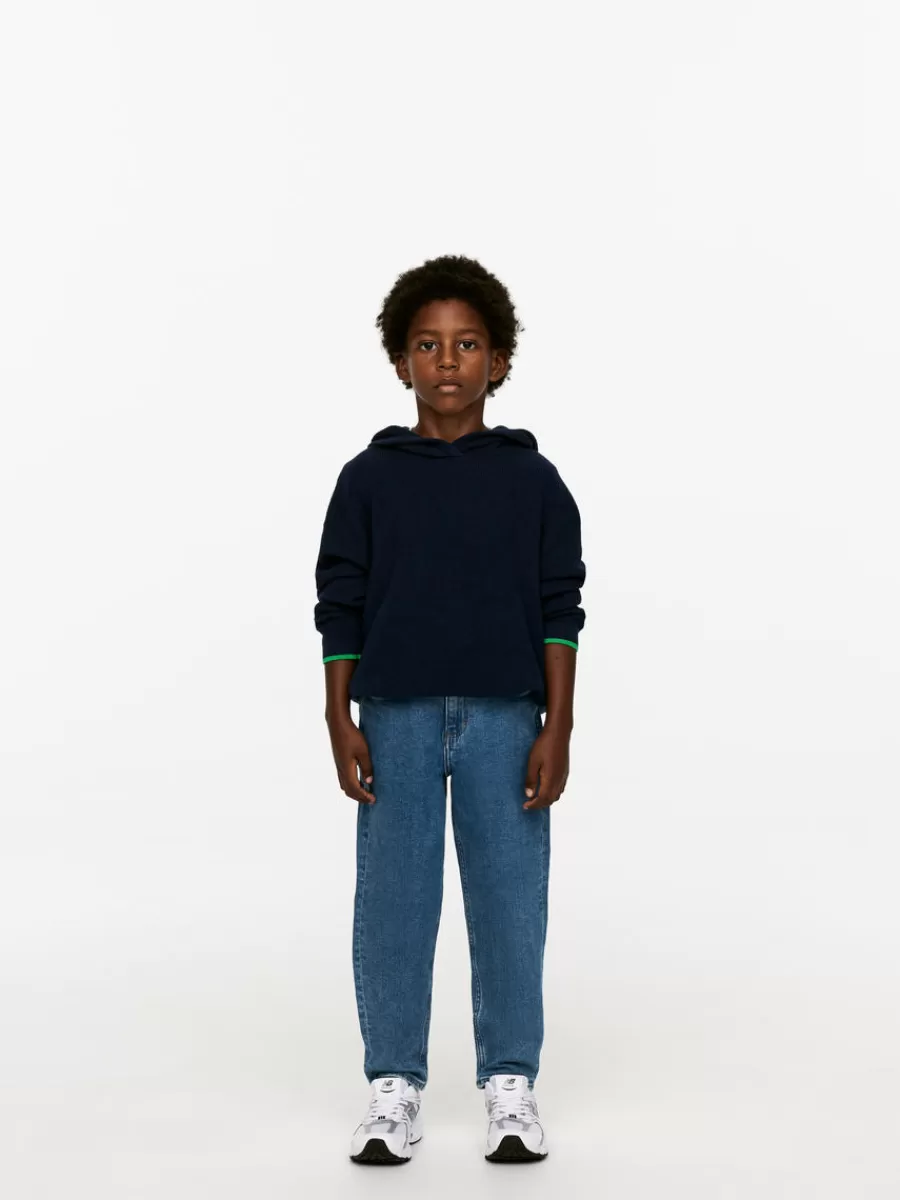 Fashion ARKET Tapered Stretch Jeans Mid Blue