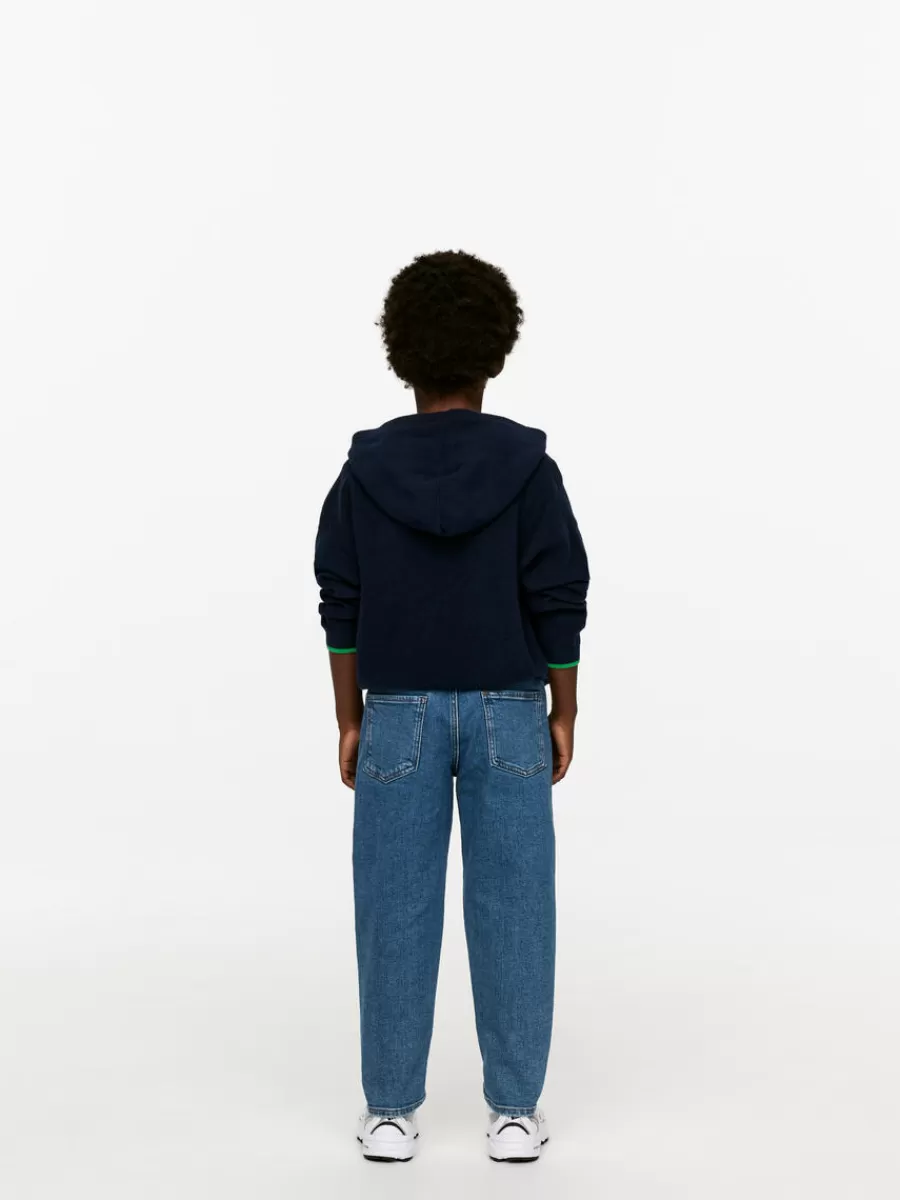Fashion ARKET Tapered Stretch Jeans Mid Blue