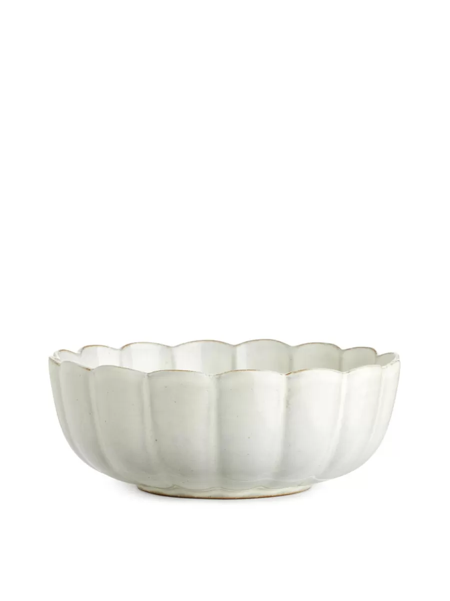 Store ARKET Terracotta Bowl 15 Cm Off White
