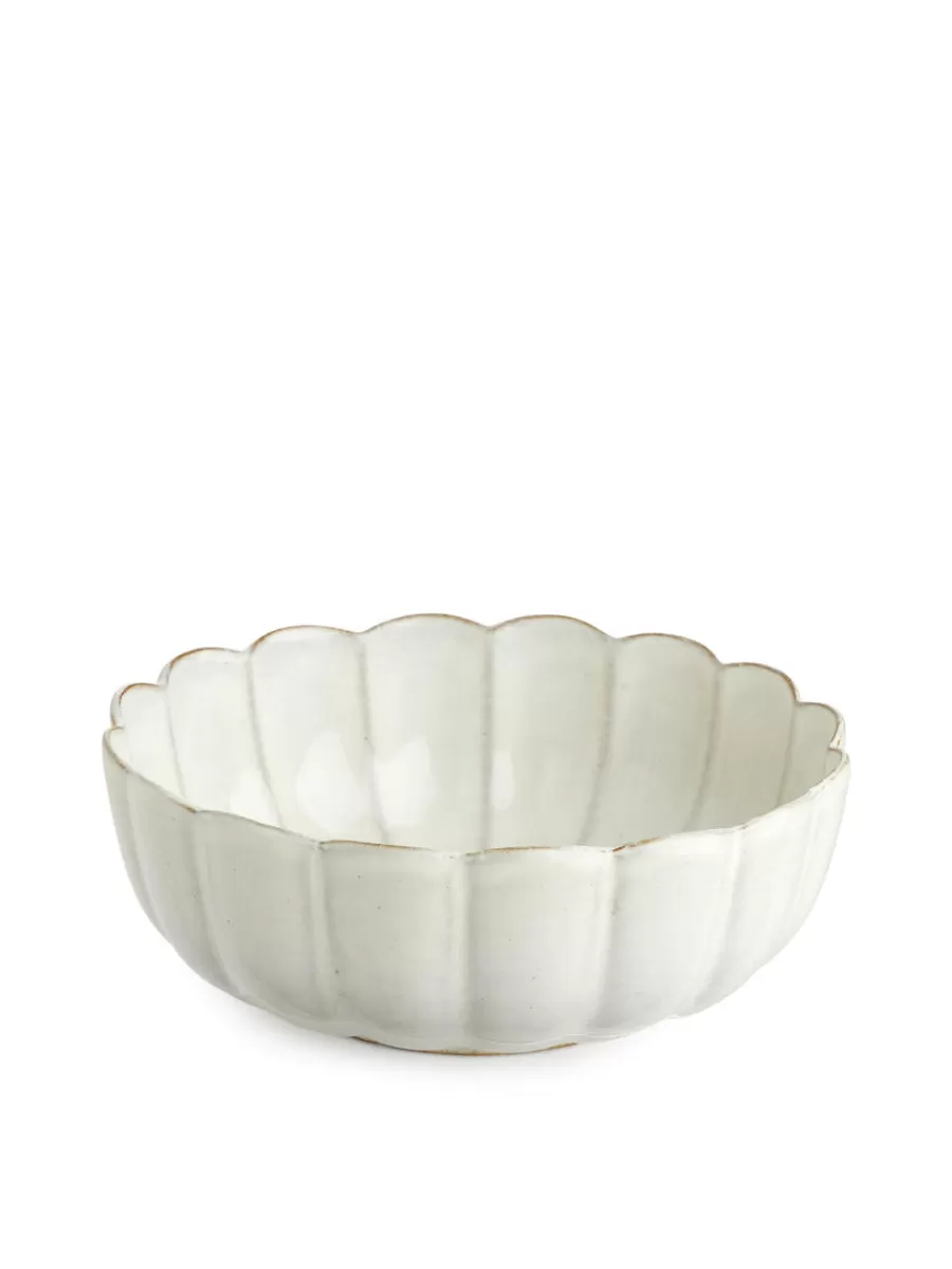 Store ARKET Terracotta Bowl 15 Cm Off White