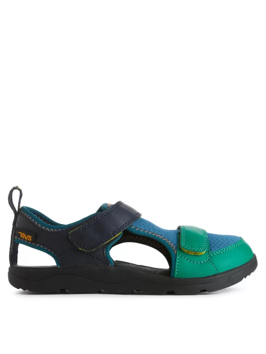 Flash Sale ARKET Teva Hurricane Seekado Kids Sandals Blue/Green
