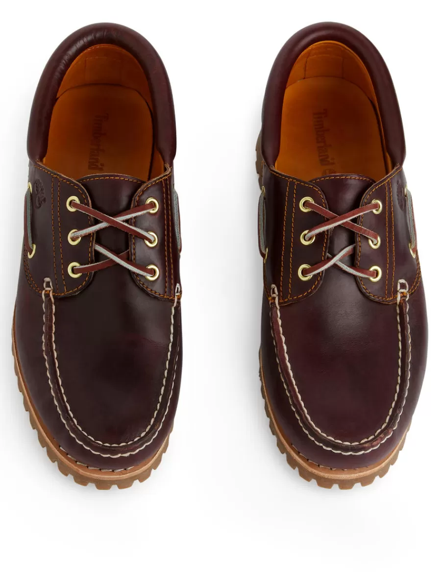 Store ARKET Timberland 3-Eye Lug Handsewn Boat Shoe Brown