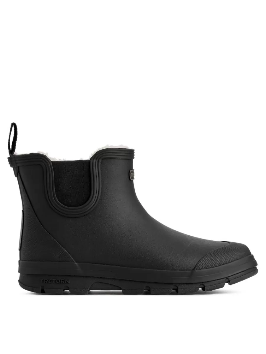 Sale ARKET Tretorn Winter Kids Chelsea Boots Black