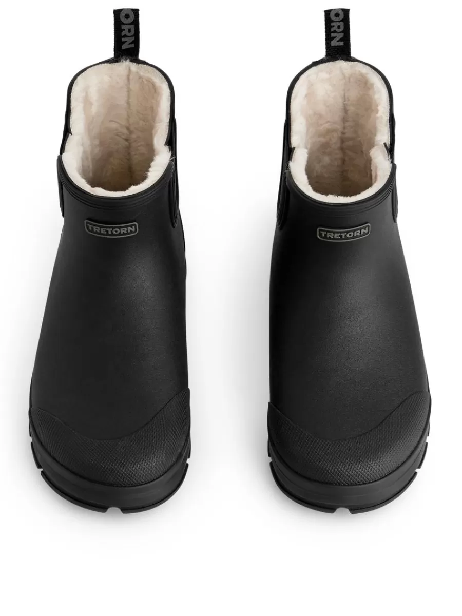 Sale ARKET Tretorn Winter Kids Chelsea Boots Black