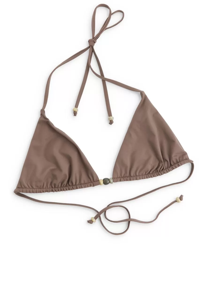 Online ARKET Triangle Bikini Top Mole
