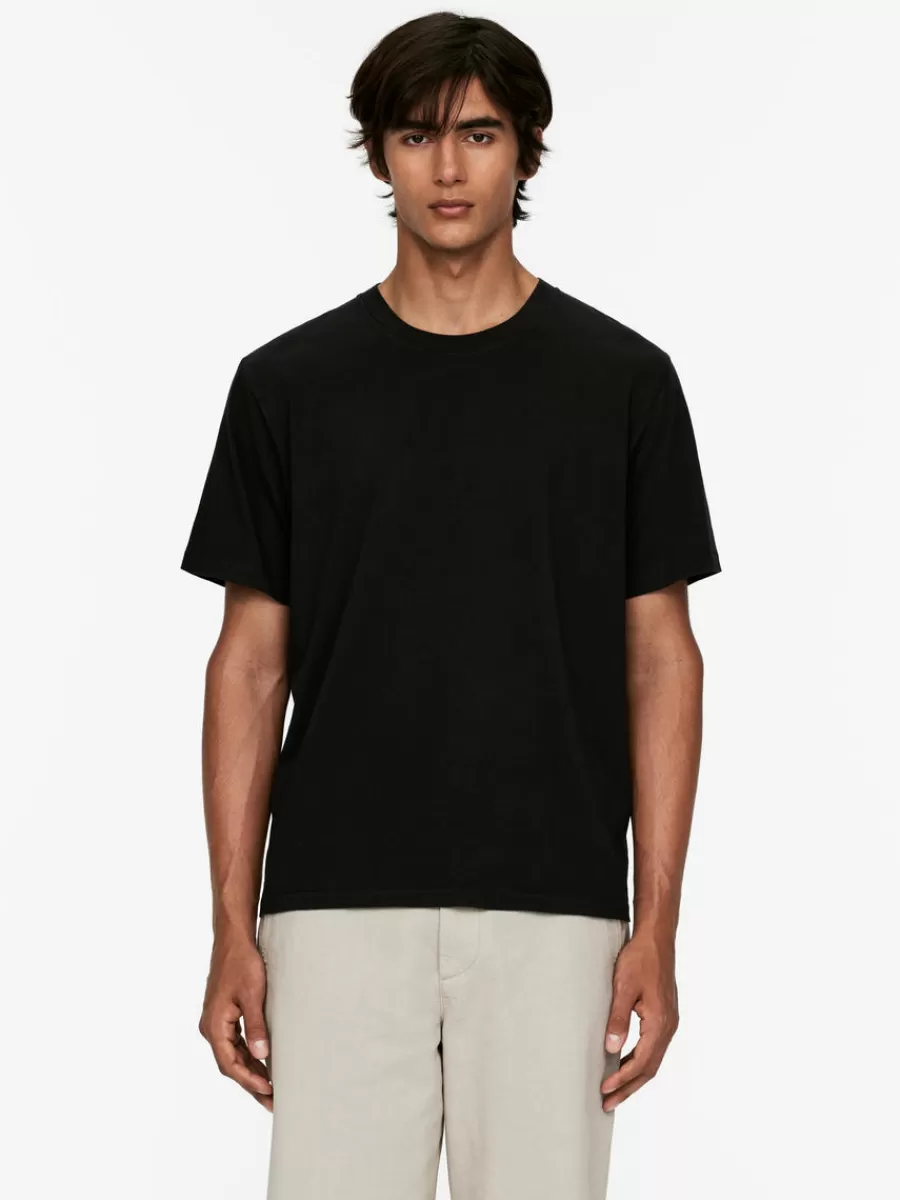 Online ARKET Tubular T-Shirt Black