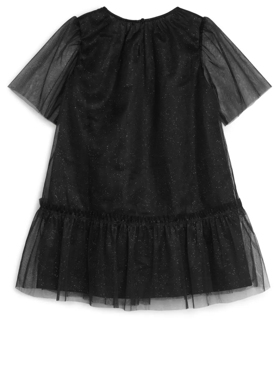 Cheap ARKET Tulle Dress Black