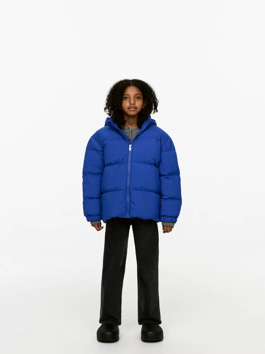 Cheap ARKET Upcycled Down Jacket Blue