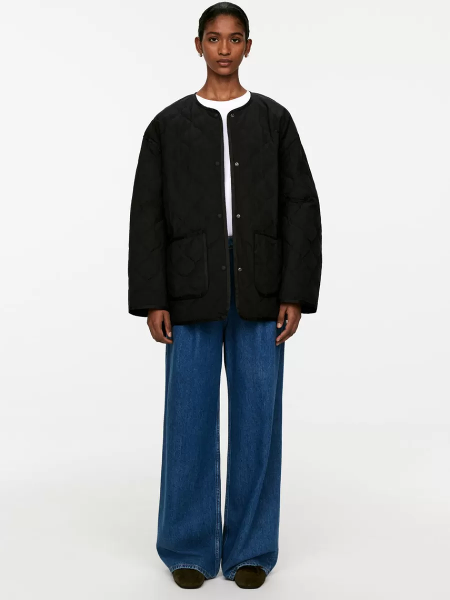 Store ARKET Upcycled Down Liner Jacket Black