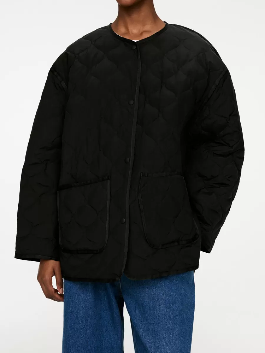 Store ARKET Upcycled Down Liner Jacket Black