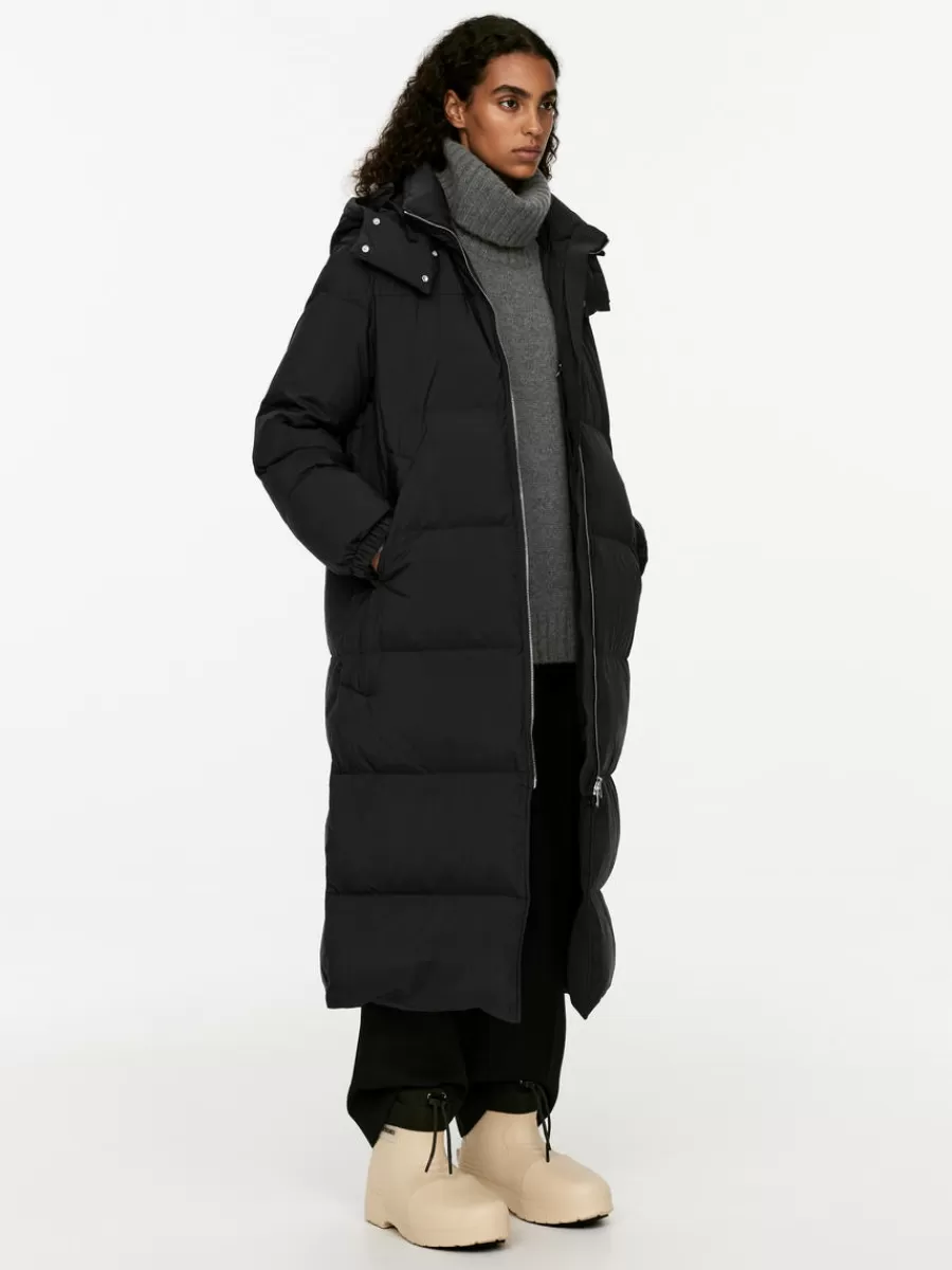 Best ARKET Upcycled Down Long Coat Black