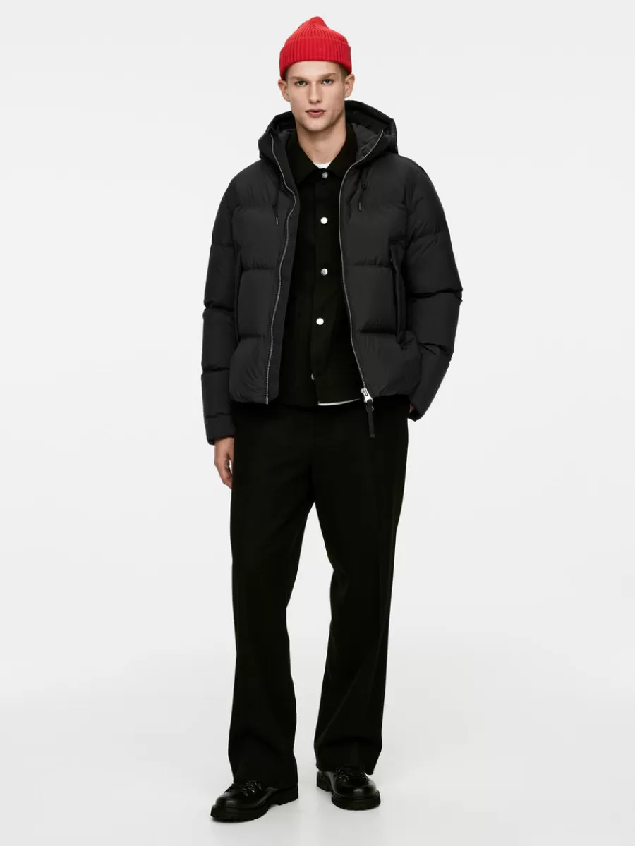 Discount ARKET Upcycled Down Puffer Jacket Black