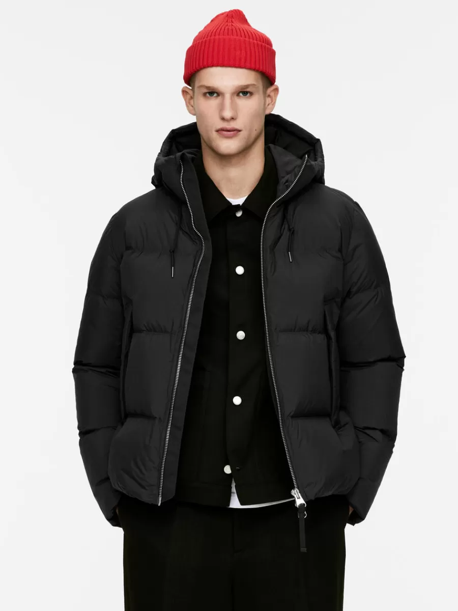 Discount ARKET Upcycled Down Puffer Jacket Black