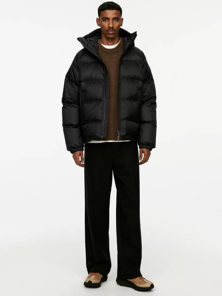 Store ARKET Upcycled Down Sporty Jacket Black