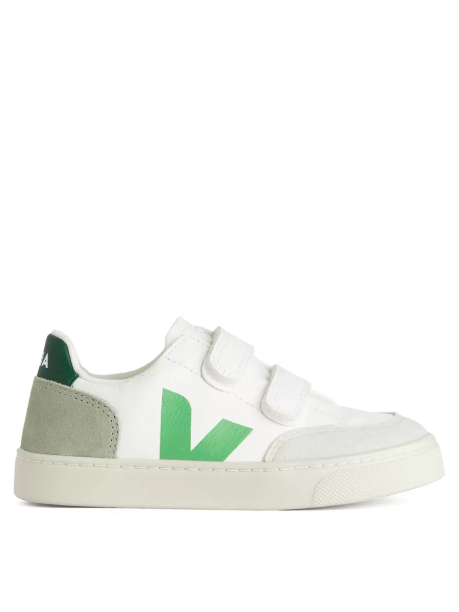 Best Sale ARKET Veja V-12 Junior Trainers White/Green