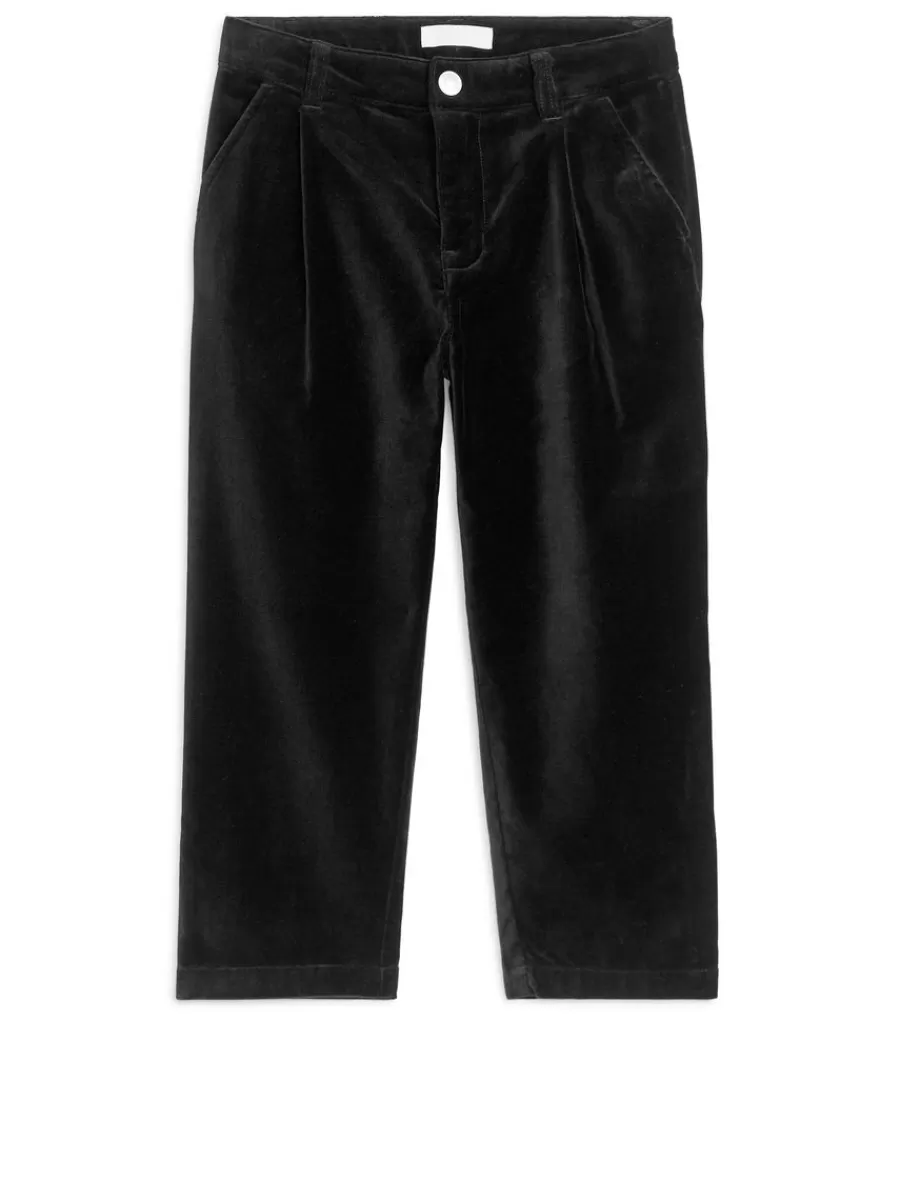 Best Sale ARKET Velvet Trousers Black