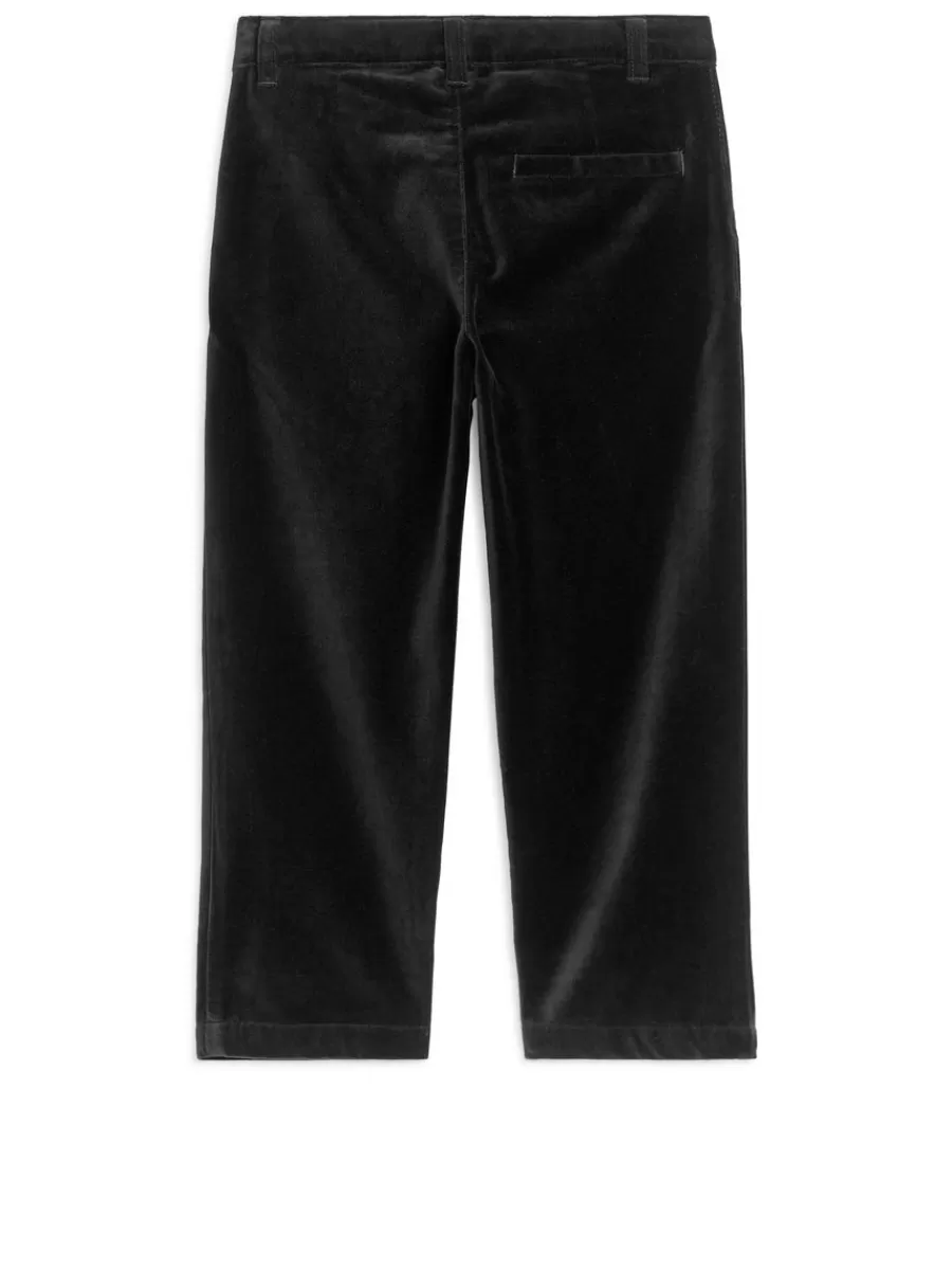 Best Sale ARKET Velvet Trousers Black
