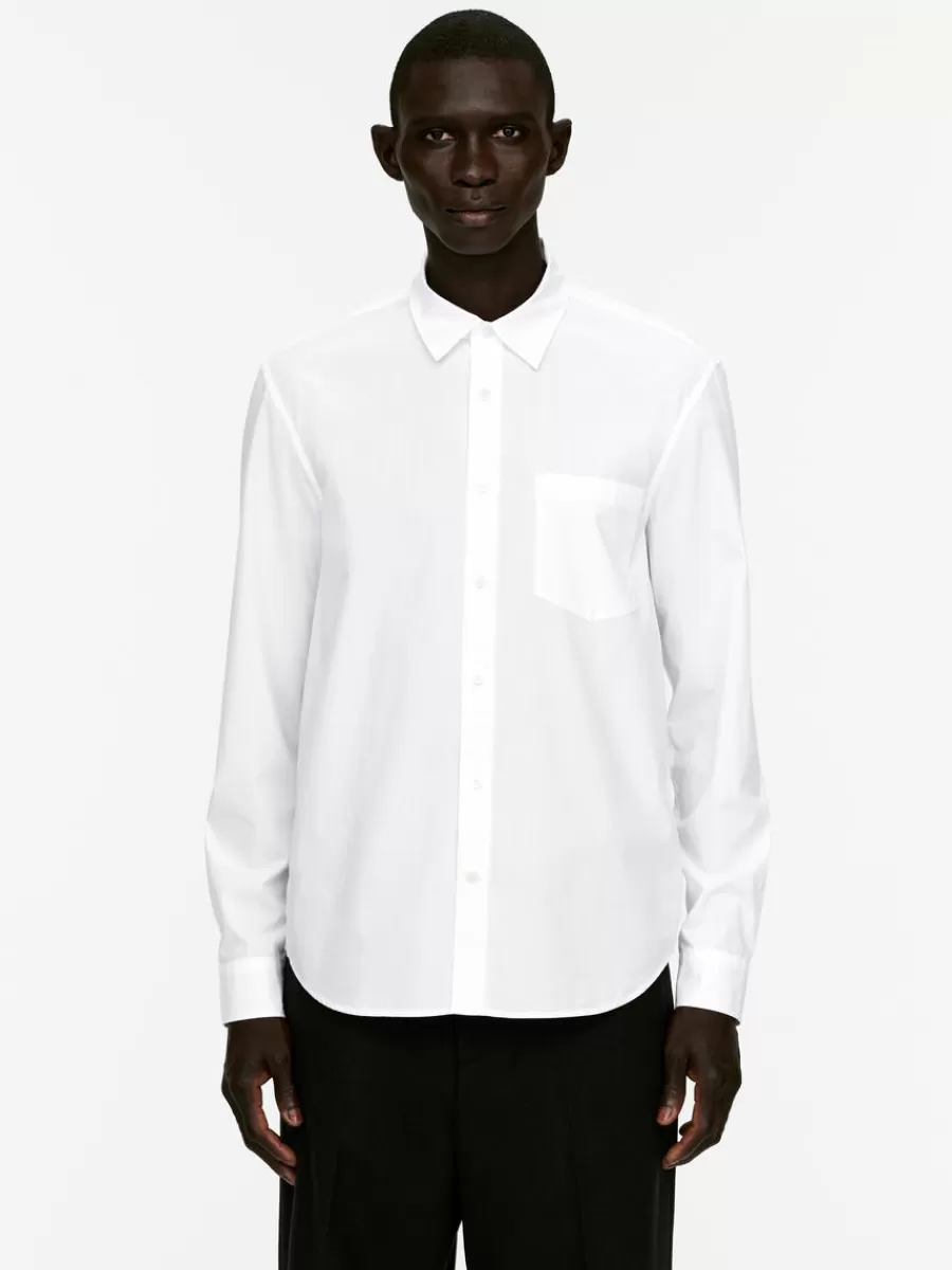 Fashion ARKET Washed Poplin Shirt White