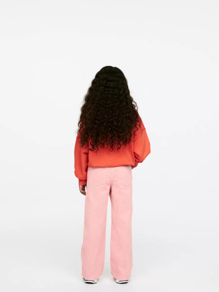 Cheap ARKET Wide Corduroy Trousers Pink