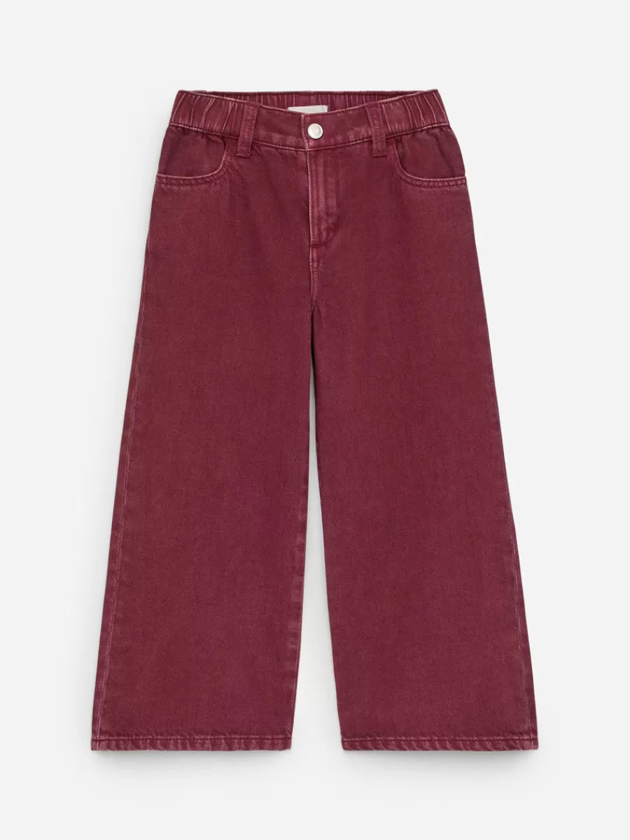 Best Sale ARKET Wide Denim Trousers Dark Red