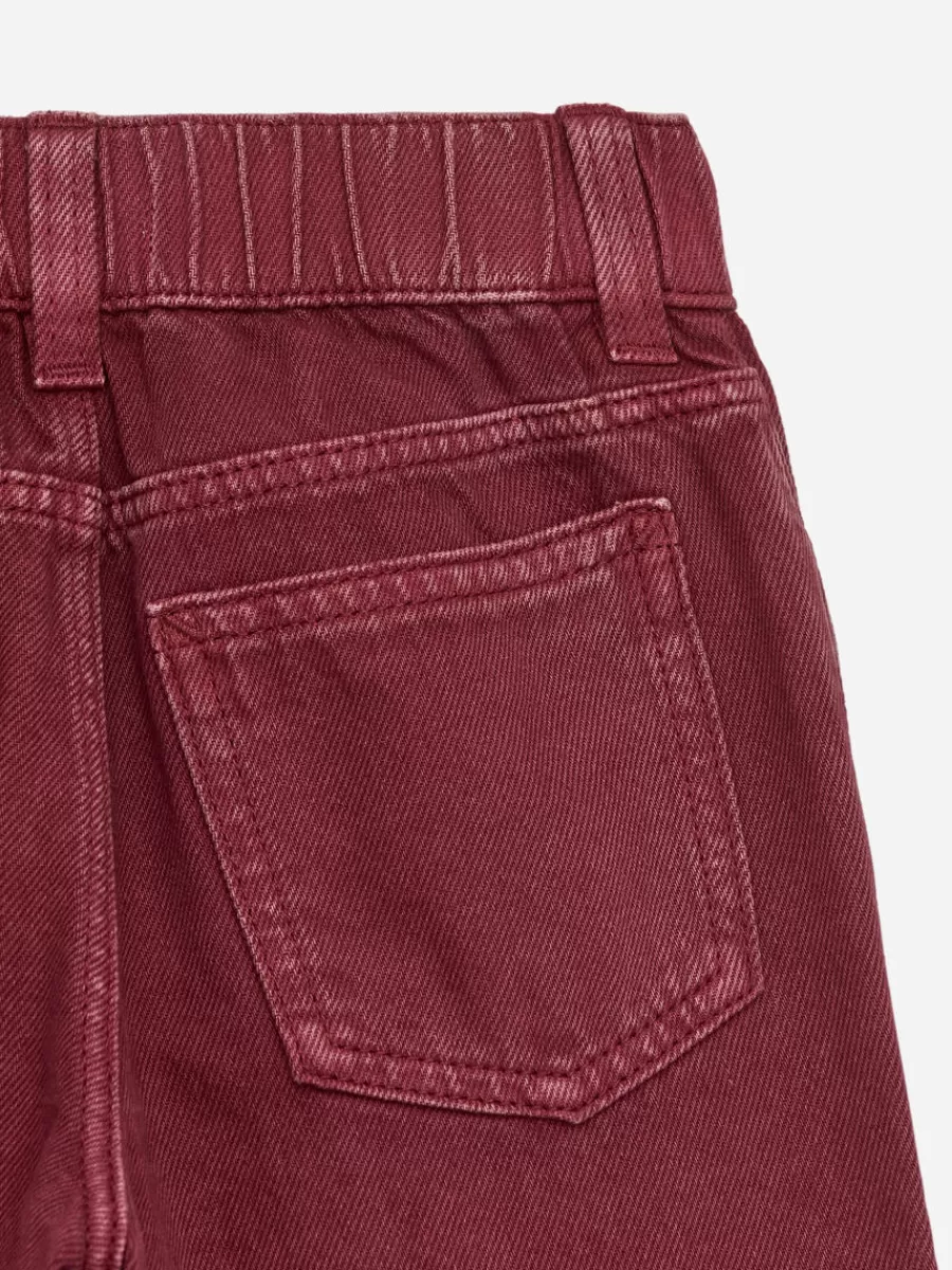 Best Sale ARKET Wide Denim Trousers Dark Red