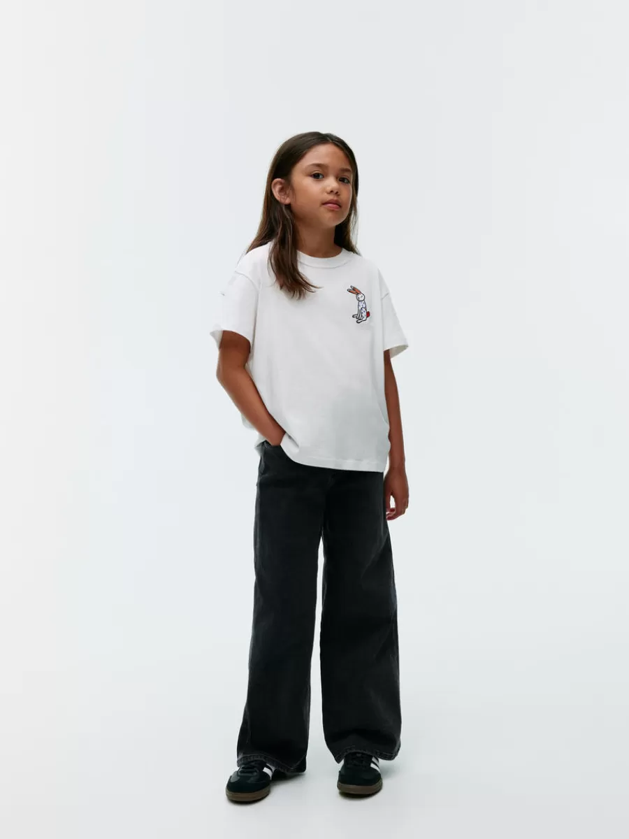 Best ARKET Wide-Fit T-Shirt Off White