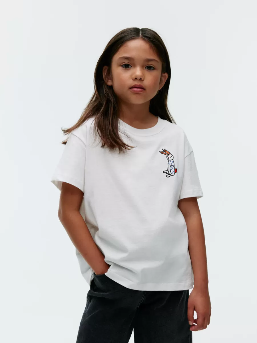 Best ARKET Wide-Fit T-Shirt Off White