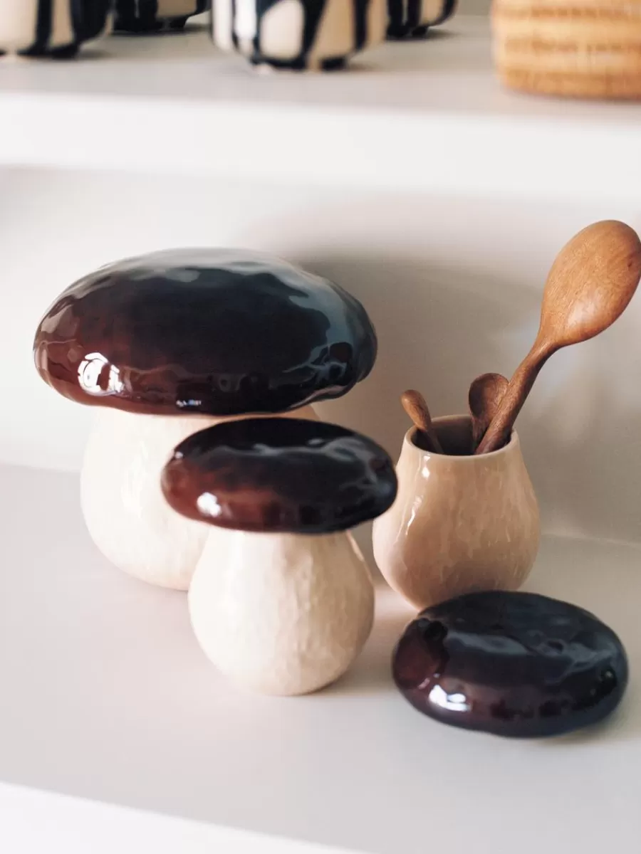 Shop ARKET Wooden Serving Spoon Brown