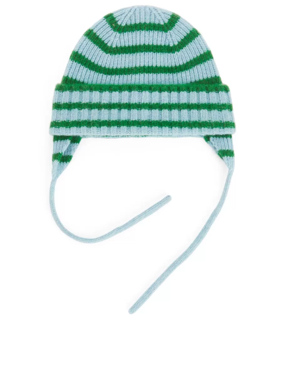 Fashion ARKET Wool Beanie Blue/Green