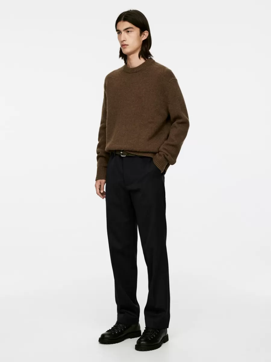 Flash Sale ARKET Wool Cotton Trousers Dark Blue