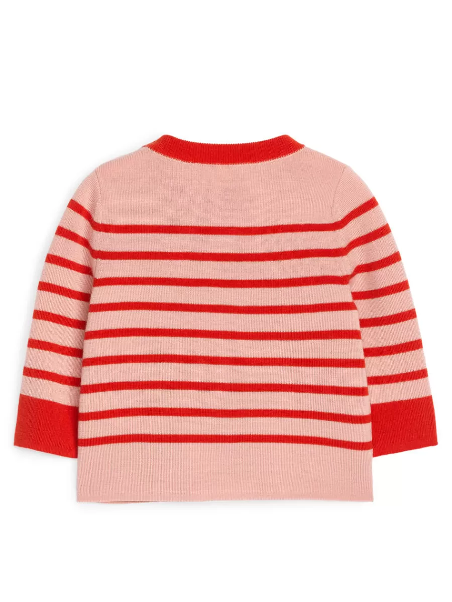 Discount ARKET Wool Jumper Pink/Red