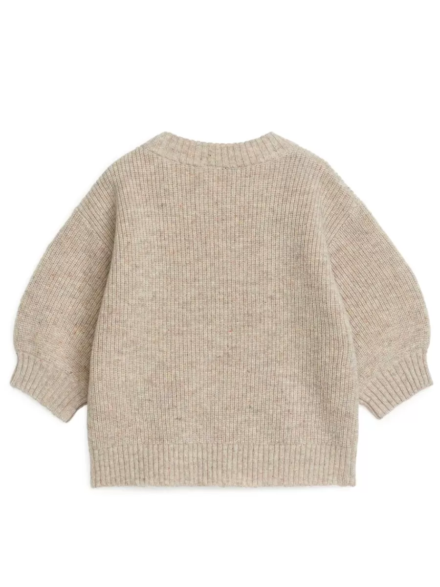 Store ARKET Wool Jumper Beige