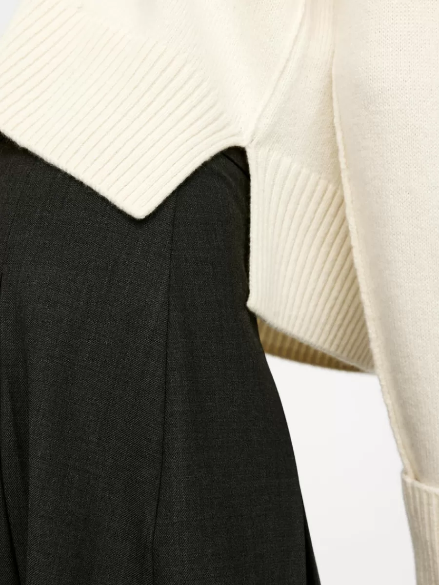 Shop ARKET Wool Jumper Off-White