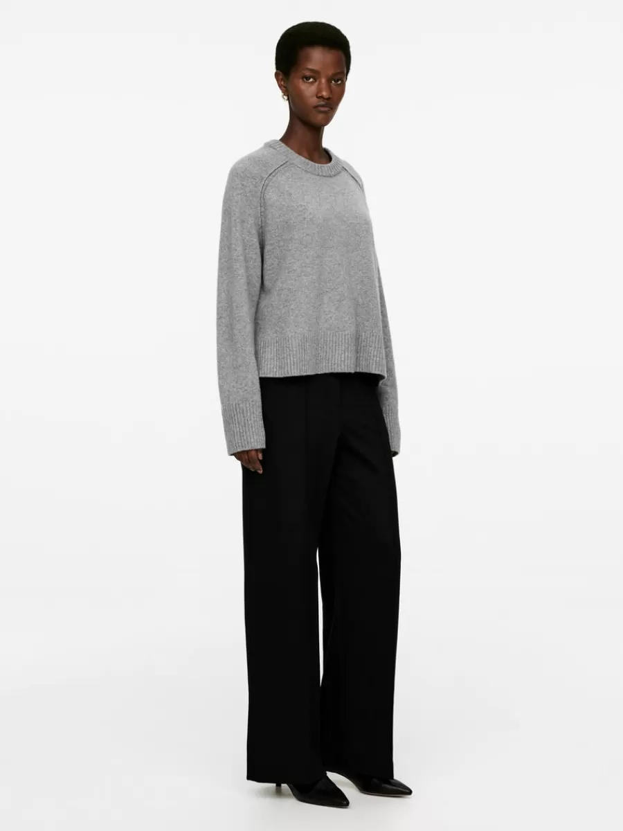 Best Sale ARKET Wool Jumper Grey Melange