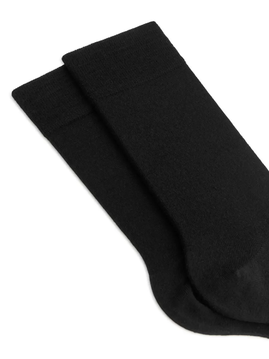 Clearance ARKET Wool Socks Set Of 2 Black