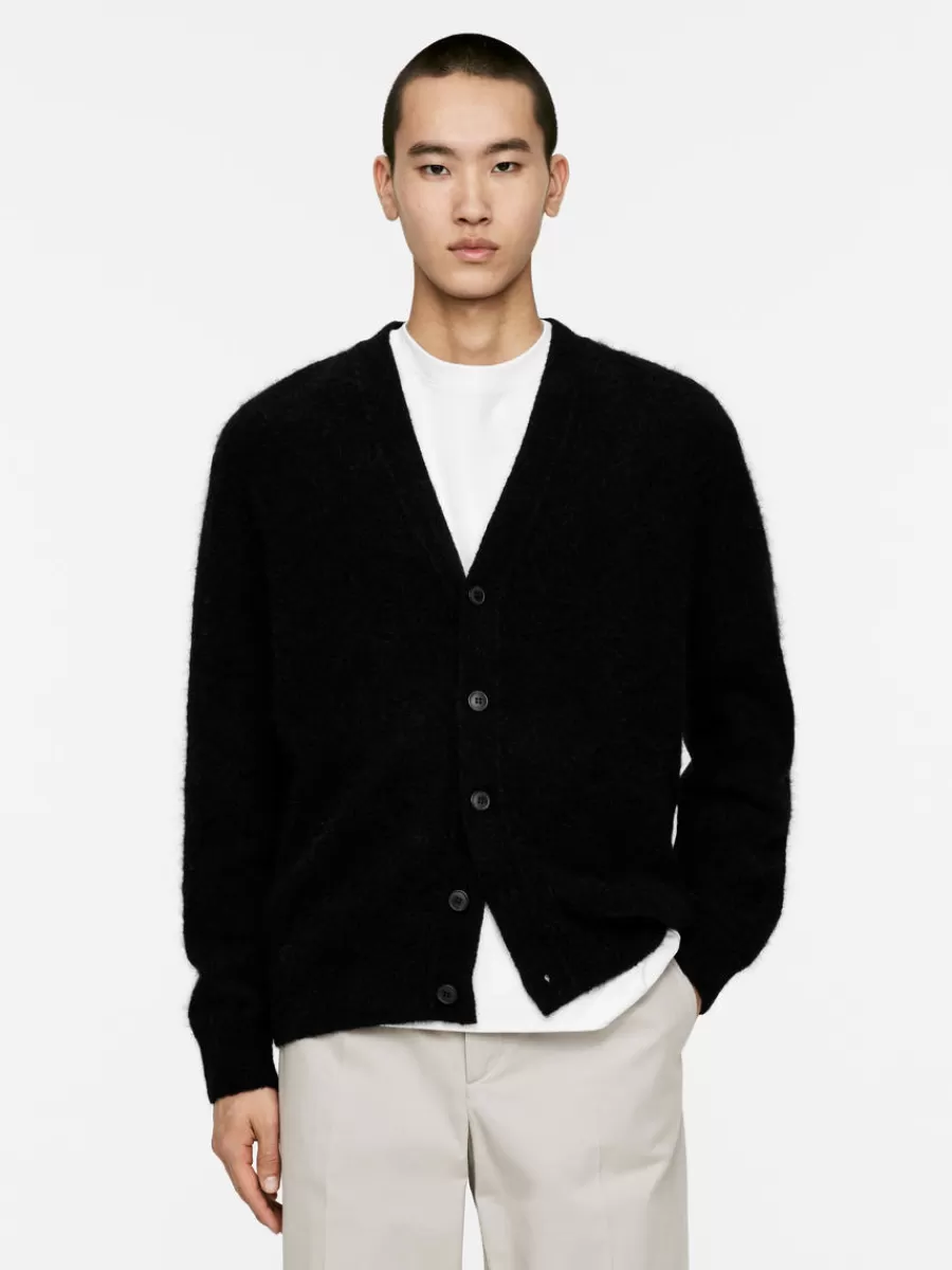 Store ARKET Wool-Alpaca Blend Cardigan Black