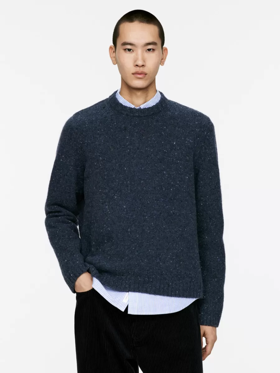 Store ARKET Wool-Alpaca Blend Jumper Dark Blue