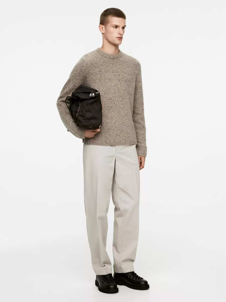 Best ARKET Wool-Alpaca Blend Jumper Beige Melange