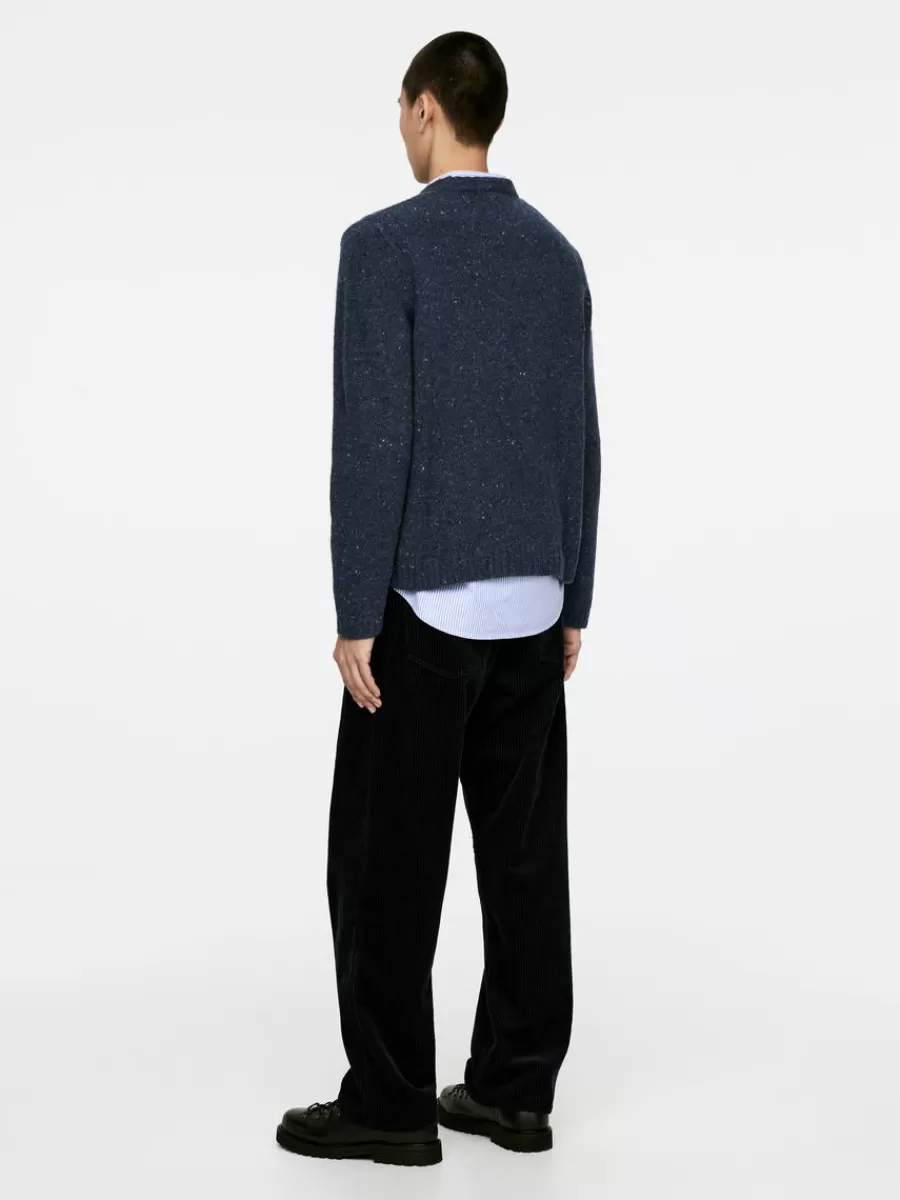 Store ARKET Wool-Alpaca Blend Jumper Dark Blue
