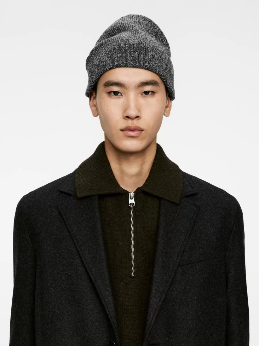 Clearance ARKET Wool-Blend Beanie Grey
