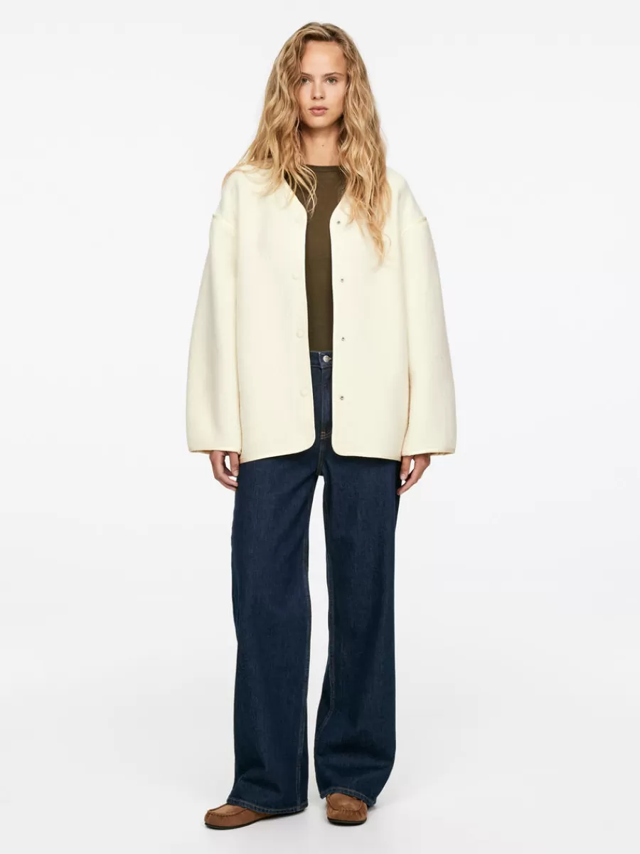 Hot ARKET Wool-Blend Jacket White
