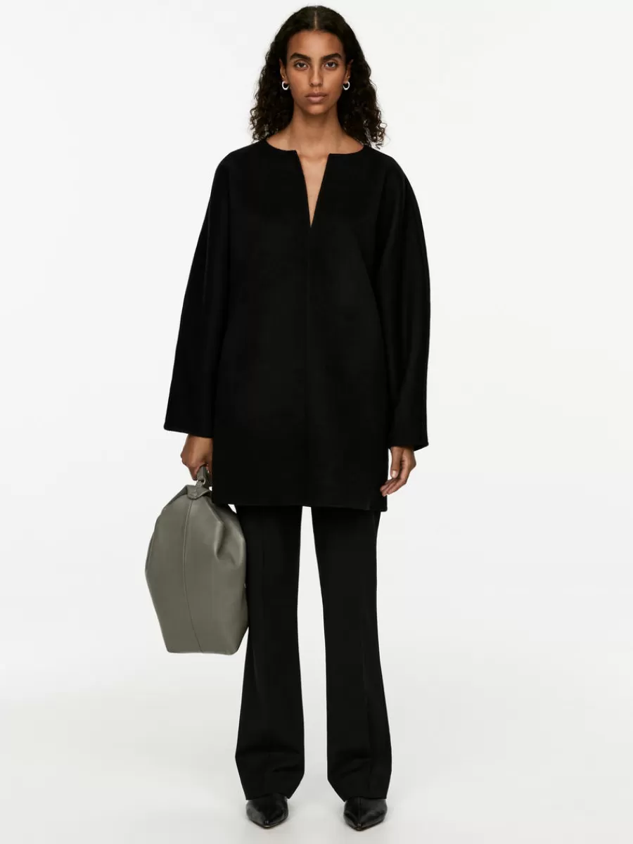 Best Sale ARKET Wool-Blend Tunica Dress Black