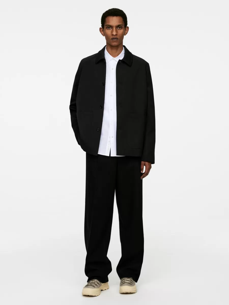 Best Sale ARKET Wool-Cotton Jacket Black