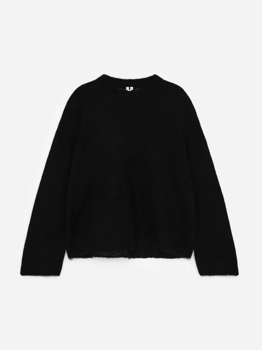 Cheap ARKET Wool-Mohair Blend Jumper Black