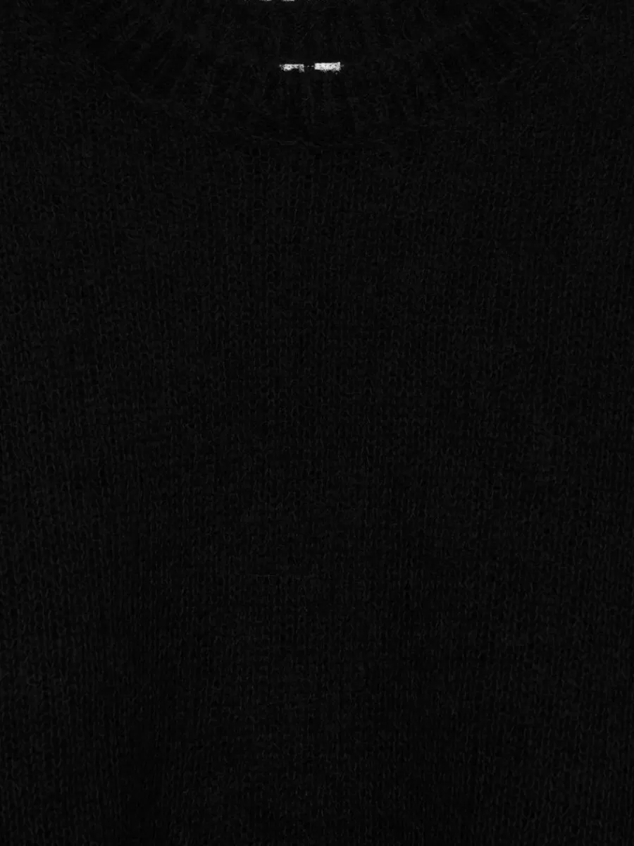 Cheap ARKET Wool-Mohair Blend Jumper Black