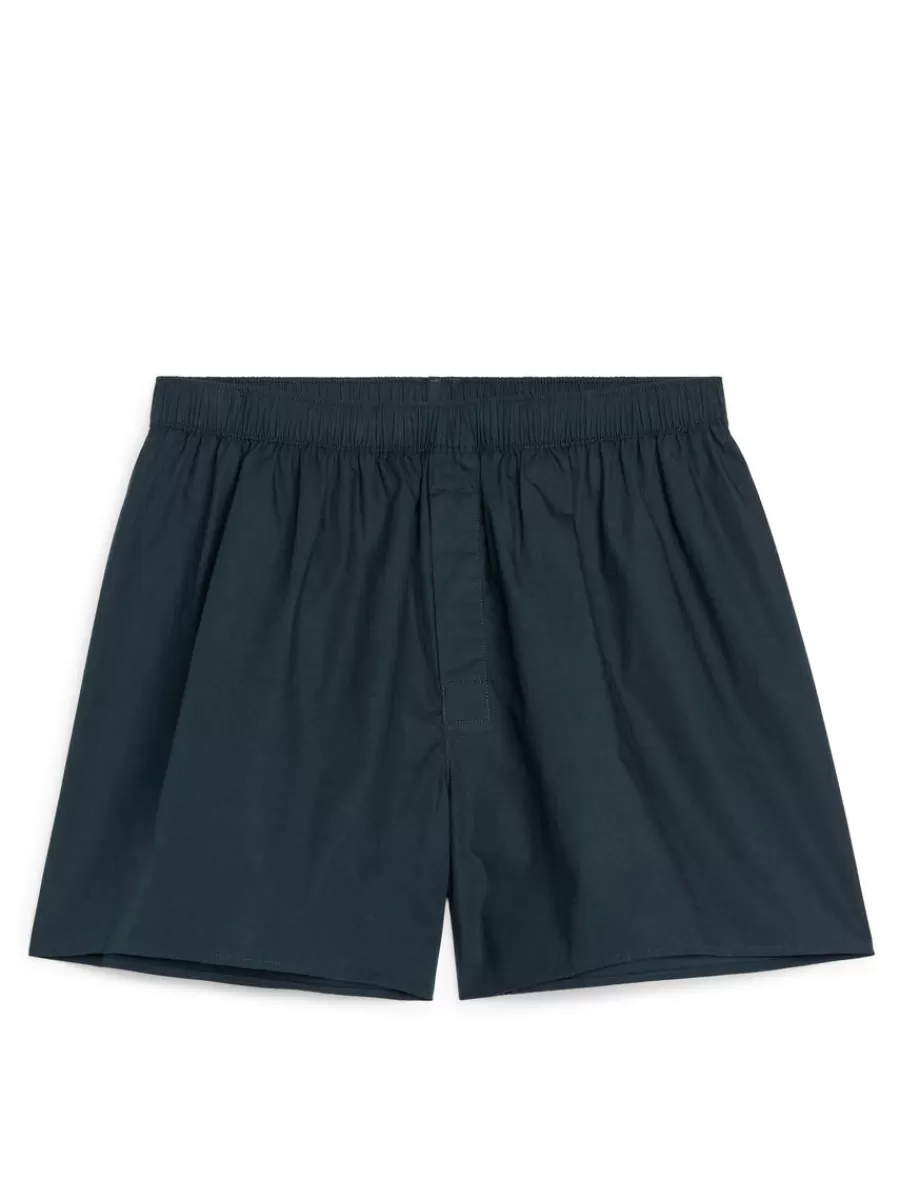 Cheap ARKET Woven Boxers, Set Of 2 Dark Blue