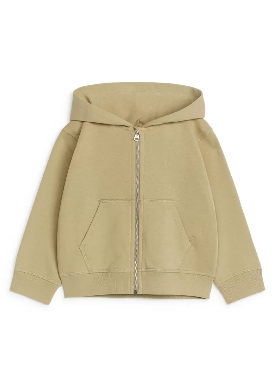 Clearance ARKET Zip Hoodie Beige
