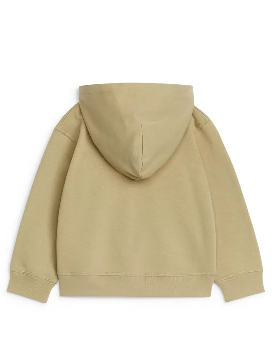 Clearance ARKET Zip Hoodie Beige